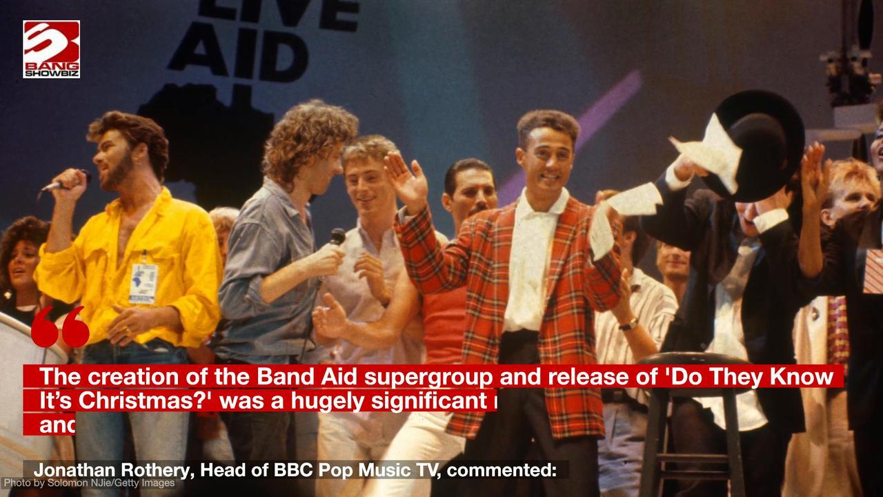 Unseen footage from the first Band Aid single is set to be aired for the first time