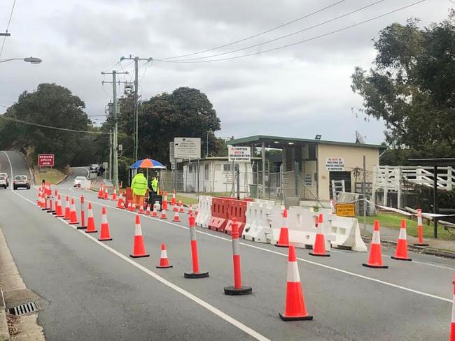 A border blockage on Miles Street and Ducat Street has reopened days before scheduled.  Scott Powick Newscorp