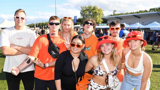 The Thompson crew at Groovin the Moo, Sunshine Coast 2023. Picture: Patrick Woods.