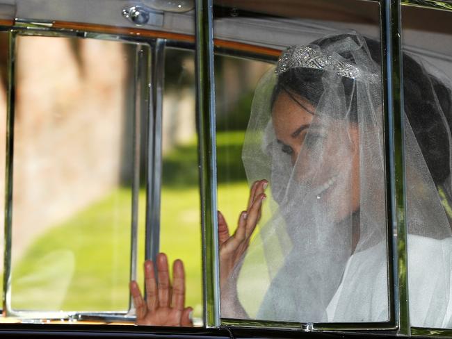 A royal wave. Picture: Reuters