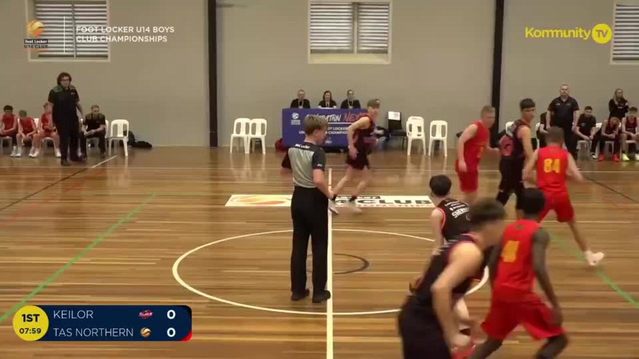 Replay: Keilor Thunder v Tasmania Northern Tigers (Boys) - 2024 Basketball Australia U14 Club Championships Day 2