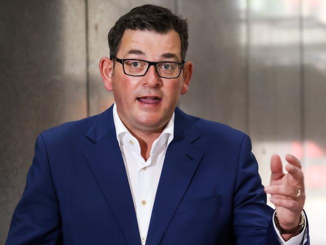 MELBOURNE, AUSTRALIA - NewsWire Photos 27 JANUARY 2022 : Victorian Premier Dan Andrews gives the latest update on the Covid-19  global pandemic affecting the state. Picture : NCA NewsWire / Ian Currie