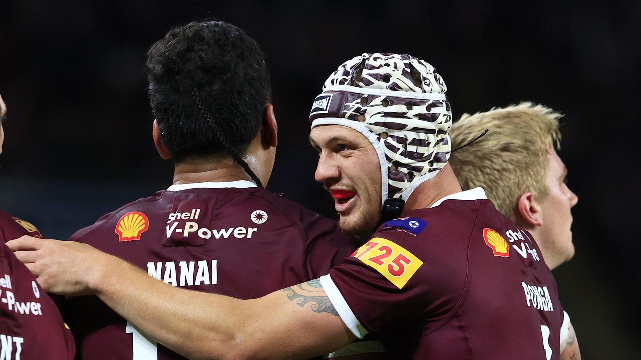 Qld camp chaos: Maroons star trapped in NSW