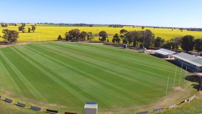 Osborne Football-Netball Club's home ground in the southern Riverina. Picture: Deb Barr