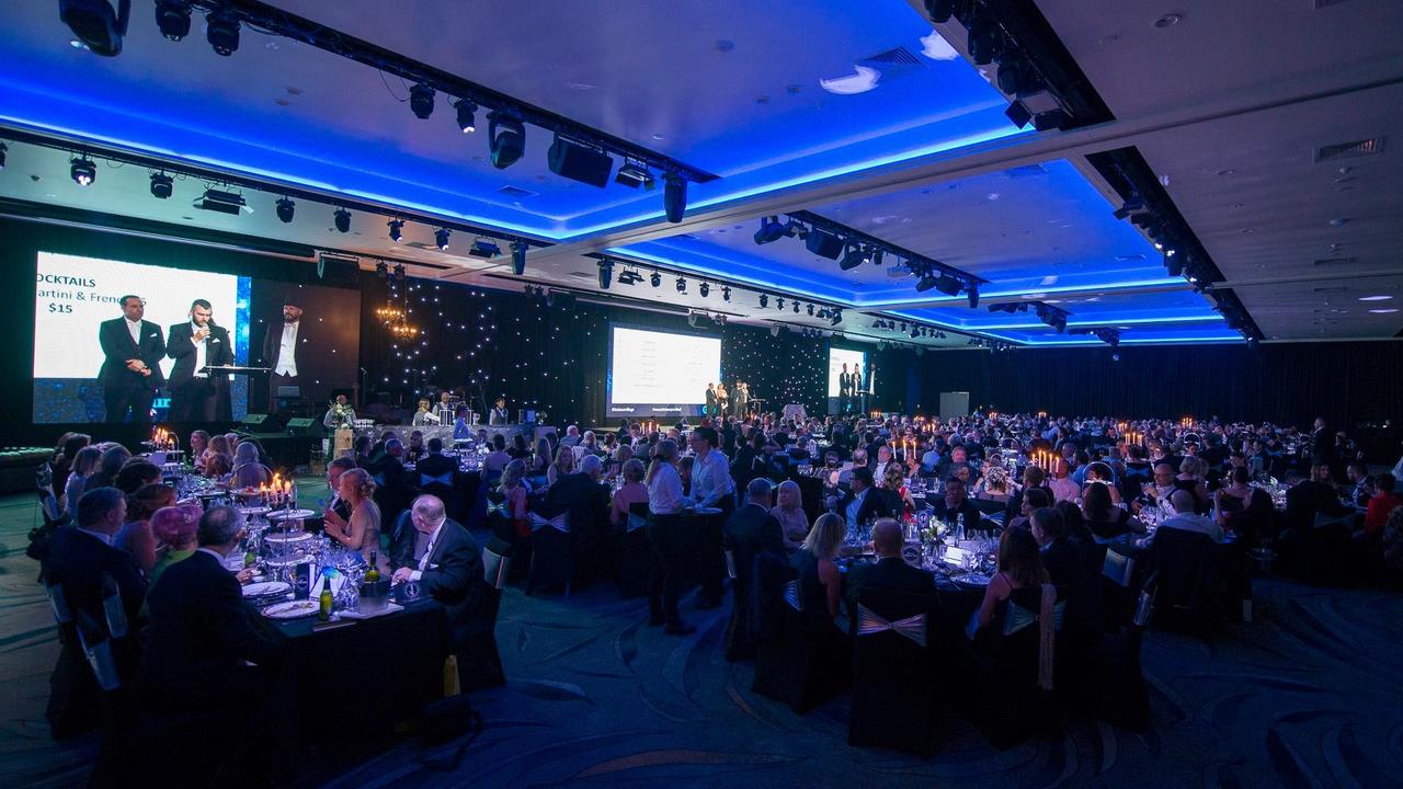 Guests gather at the 2019 Sunnykids Mayoral Ball. Picture: Ross Eason