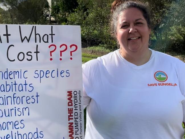 Janelle Nielsen from Walkerston, a member of the Save Eungella Committee involved in the town hall yesterday. Picture: Fergus Gregg