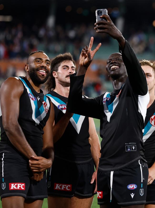 Google Pixel now ‘owns’ the AFL’s Tik Tok and Instagram on Friday nights. Picture: Michael Wilson/AFL Photos via Getty Images