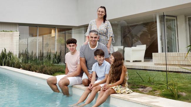 The Cavallaro family are selling their Greenhills Beach home to build another project with ocean views. Picture: Richard Dobson