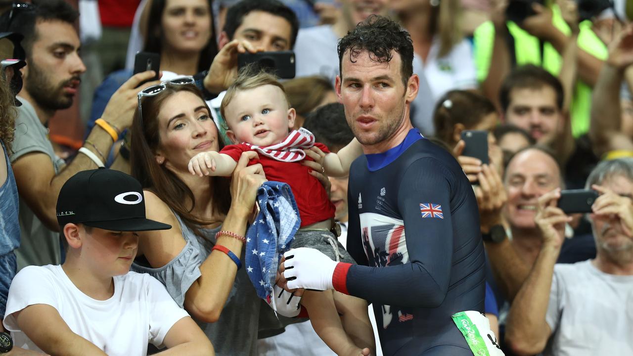 Cavendish and his wife Peta at the Rio Olympics. Photo by Bryn Lennon/Getty Images