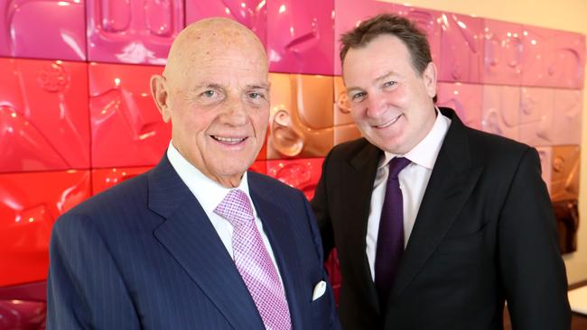 Premier chairman Solomon Lew and CEO Mark McInnes. Pic: David Geraghty