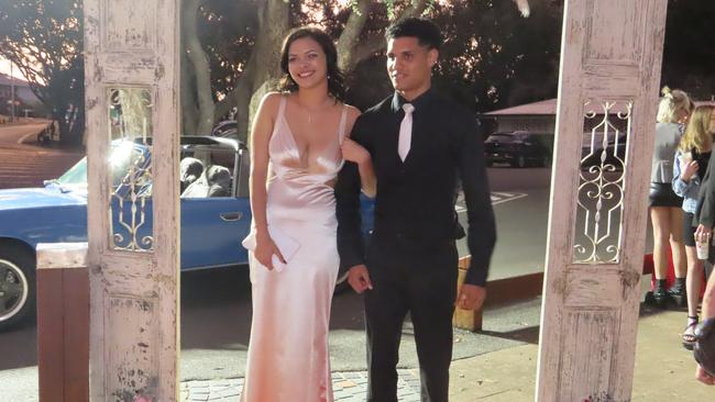 Joyce Bonner and Elijah Mason at the Hervey Bay State High School formal.