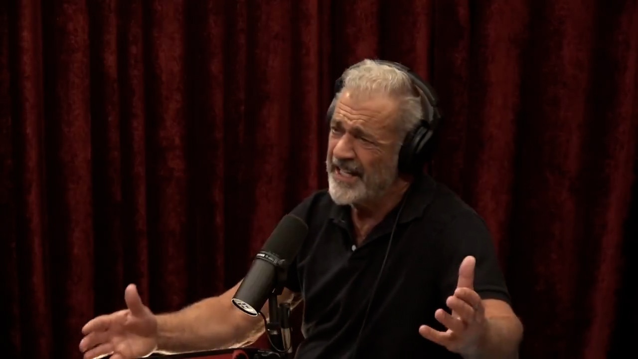 Actor Mel Gibson was this week’s guest. Picture: X/The Joe Rogan Experience