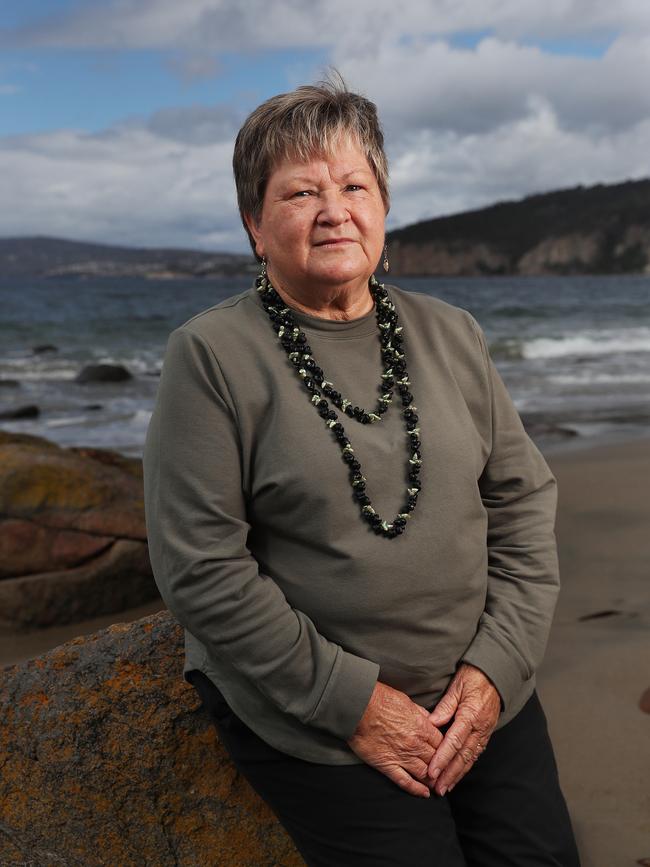 Jeanette James grew up collecting shells but didn’t fully understand the significance of the cultural practice until later in life. Picture: Nikki Davis-Jones