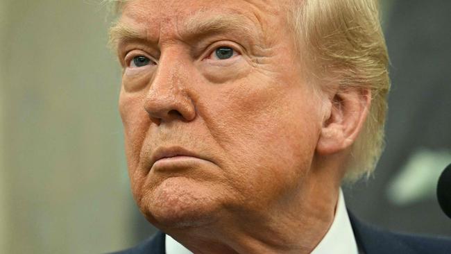 Mr Trump urged both countries to “stop”. Picture: Jim Watson/AFP