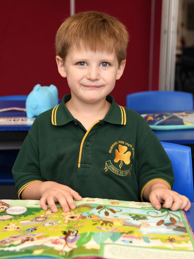 My First Year 2023: Murphy's Creek State School Prep student Dante Cunningham, February 14, 2023. Picture: Bev Lacey