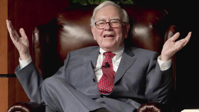 Concentrating on only a handful of investments and holding them for years or decades has generated huge gains for Billionaire investor Warren Buffett. Ninety per cent of his amassed net worth, at an estimated $82 billion, was only accrued after the age of 65. Picture: AP