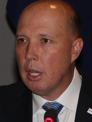 Home Affairs Minister Peter Dutton. Picture Glenn Hampson