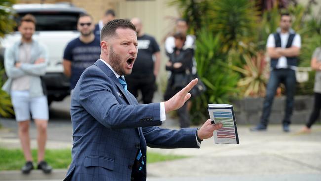 A Melbourne auction, before the lockdowns hit. Picture: Andrew Henshaw