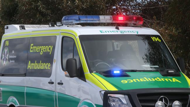 24/7/15 - a car accident on Horrocks Hwy in Morn Hill.Picture Simon Cross