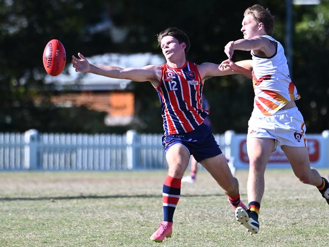 Wilston Grange player Jack FewsterQAFL colts Wilston Grange v NoosaSaturday June 24, 2023. Picture, John Gass