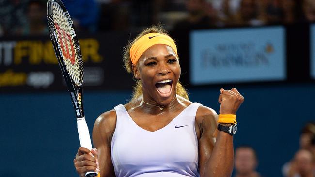 Serena Williams is a two-time winner of the Brisbane International. Picture: AFP