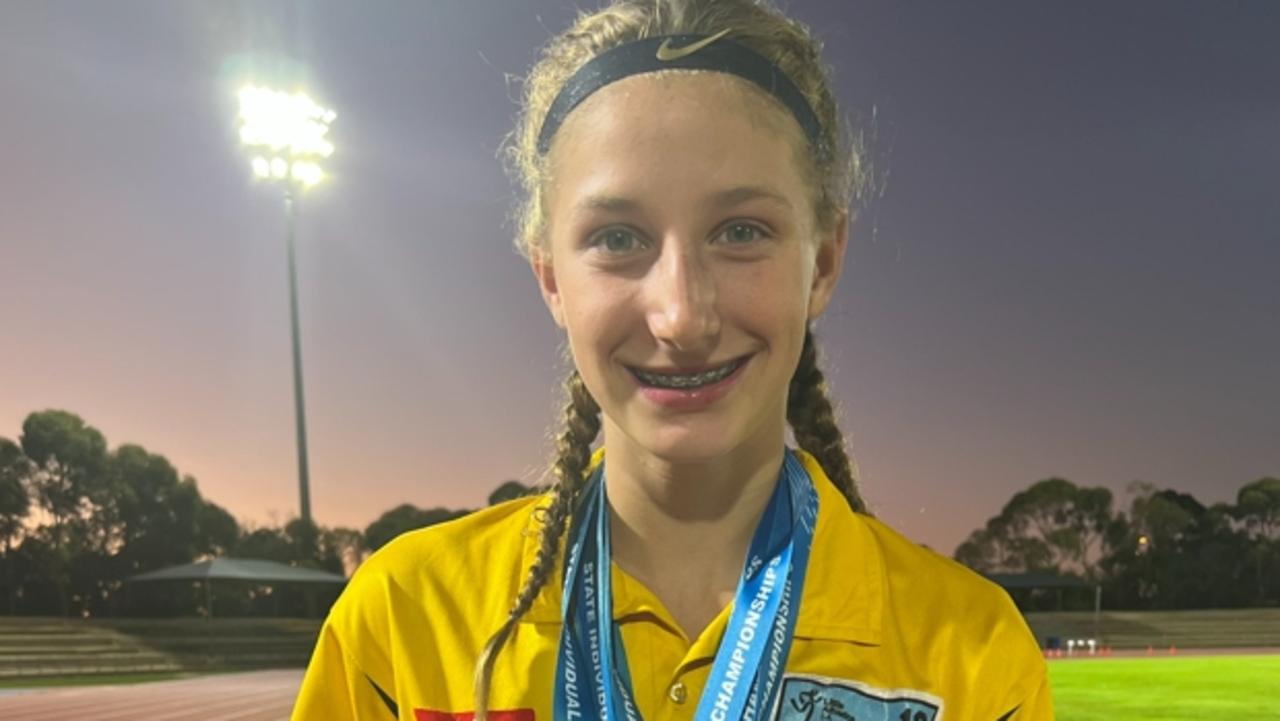 Young athlete Iluka Taylor, 14. Picture: supplied