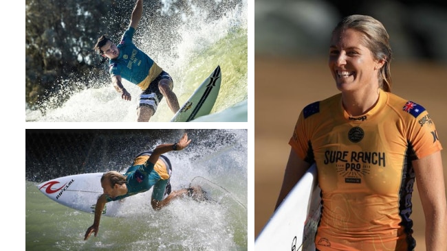 Julian Wilson, Owen Wright and Stephanie Gilmore are in the finals at the Surf Ranch Pro.