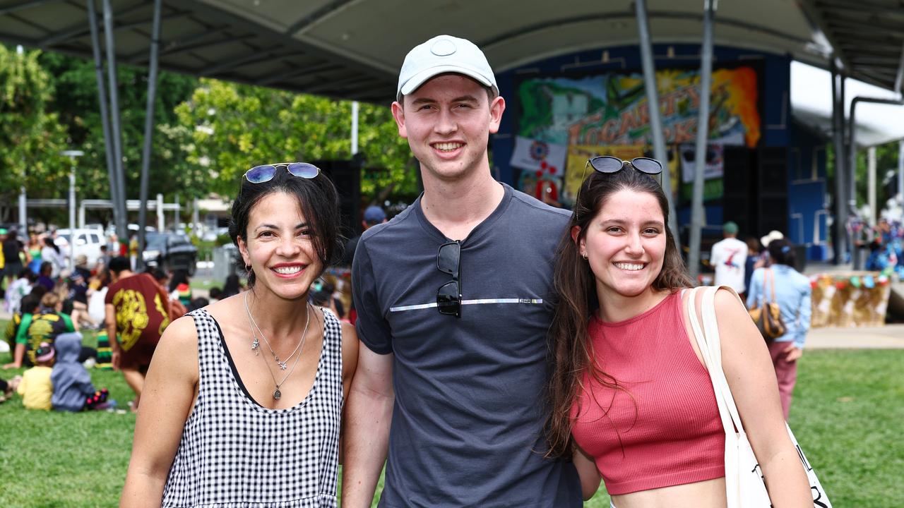 Daisy Cavalheiro, Reinaldo Ritter and Oriana Silva at the 19th annual CARMA multicultural festival, held at Fogarty Park. Picture: Brendan Radke