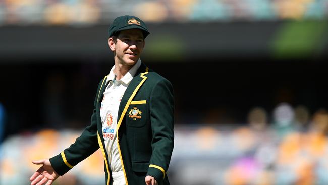 Tim Paine wished not to be a distraction for the team in Hobart. Picture: Getty Images