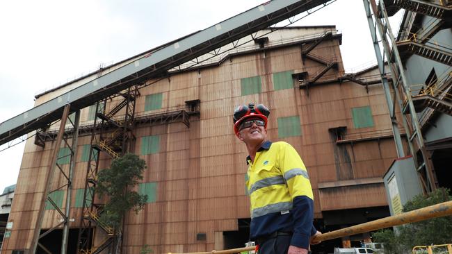 BlueScope’s steel manufacturing plant in Port Kembla is looking to slash emissions by the end of the decade. Picture: John Feder