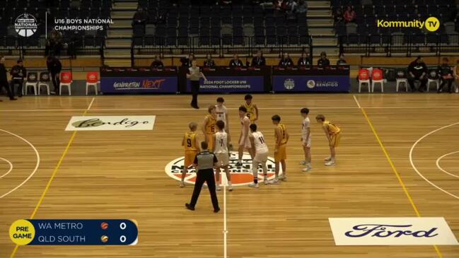 Replay: WA Metro v Queensland South (Boys) - Basketball Australia Under-16 National Championships Day 4