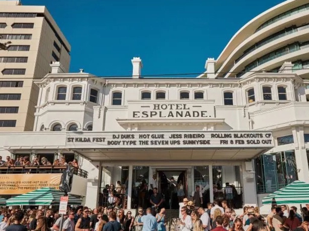 The Esplanade Hotel in the heart of St Kilda is one of the venues that won’t celebrate Australia Day.