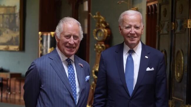 King Charles hosts President Biden at Windsor Castle