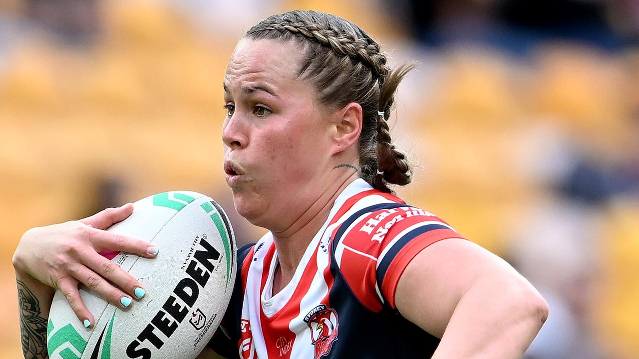 Keilee Joseph will play in the first match at the new stadium when the Roosters play the Dragons on Friday night. Picture: Bradley Kanaris/Getty Images