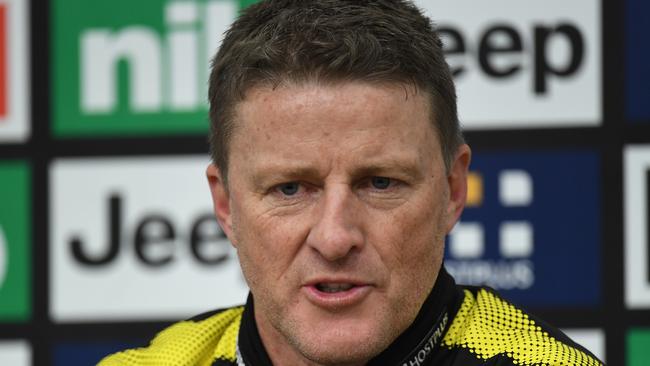 Damien Hardwick has had his say on AFL rule changes. Picture: AAP Images