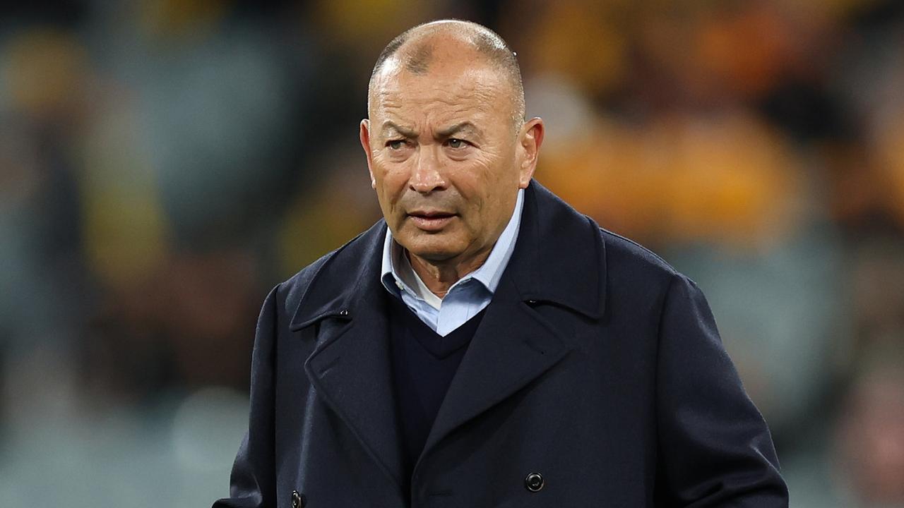 MELBOURNE, AUSTRALIA - JULY 29: Eddie Jones, Head Coach of the Wallabies before the The Rugby Championship &amp; Bledisloe Cup match between the Australia Wallabies and the New Zealand All Blacks at Melbourne Cricket Ground on July 29, 2023 in Melbourne, Australia. (Photo by Cameron Spencer/Getty Images)