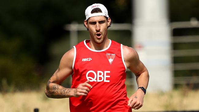 Sydney ruckman Sam Naismith is back after an injury-ravaged past two years.