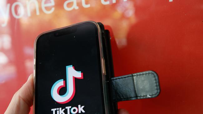 National security concerns over TikTok are behind the push to ban the app. Picture: NCA NewsWire / Tim Pascoe