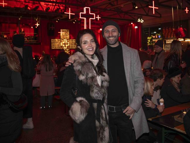 Emma Bussoletti and Niko Cvetkovski at Winter Feast 2025 in Hobart. Picture: Caroline Tan