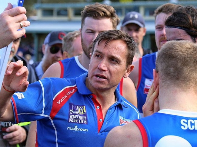 South Croydon coach Luke McCormick. Picture: Eastern Sporting Images