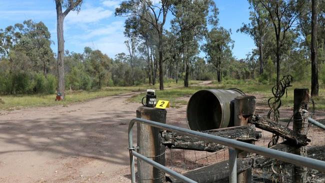 Four Queensland police officers were sent to the Train property for a missing persons inqury.