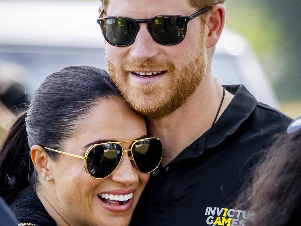 Meghan and Harry’s popularity has hit a record low. Picture: ANP via Getty Images