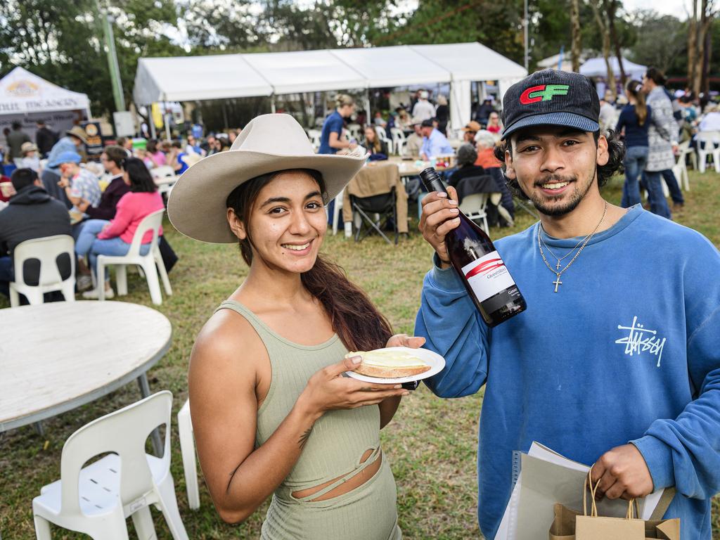 Siblings Ebony and Orlando Cardenas at the Hampton Festival, Saturday, May 17, 2025. Picture: Kevin Farmer