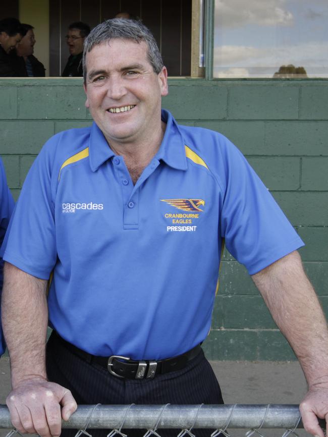 Cranbourne Football Club president Gerry Kelly.