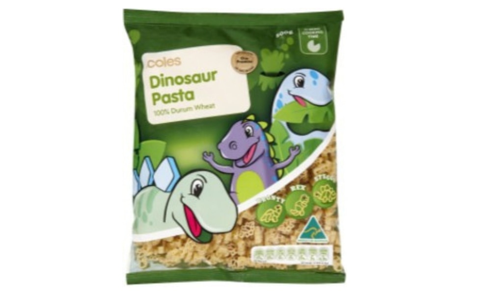 Coles discontinues 'dinosaur' pasta kids love and parents are furious |  Kidspot