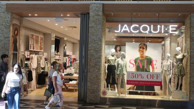 Lew’s Jacqui E will be among brands merged into Myer. Picture: David Crosling/NewsWire