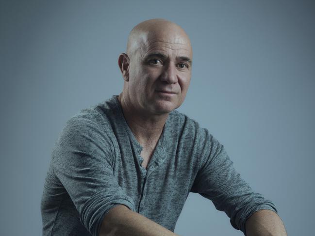 EMBARGO FOR TWAM, 14 DECEMBER 2024. FEE MAY APPLY.Portrait of Andre Agassi in Sydney 11 November, 2024. Photo: Nic Walker/ TWAM