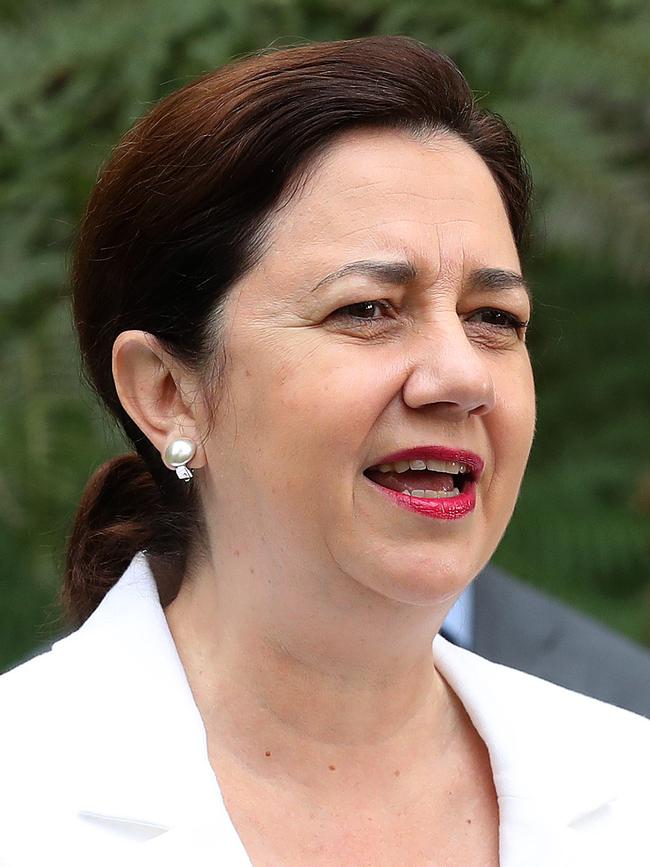 Premier Annastacia Palaszczuk, Speaker's Green, Parliament House Brisbane. Photographer: Liam Kidston