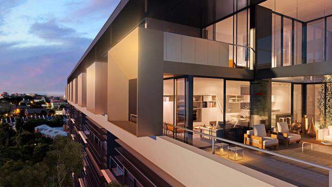 A603/23 Archibald Ave, Waterloo. This penthouse apartment has not even been built but just sold for $1.35 million
