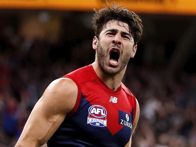 Petracca, one of the AFL’s form players in 2021, said he respected Jones’s decision to retire. Picture: Dylan Burns/AFL Photos via Getty Images